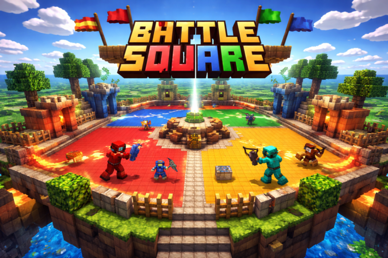 Minecraft PlayBattleSquare The Ultimate Competitive Experience in the Minecraft Universe